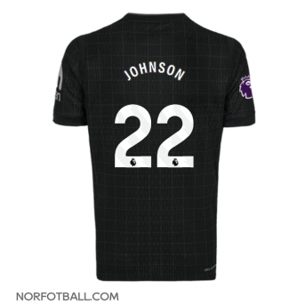 Billige Fotballdrakt Tottenham Hotspur Brennan Johnson #22 Replika Bortedrakt 2025-26 Kortermet